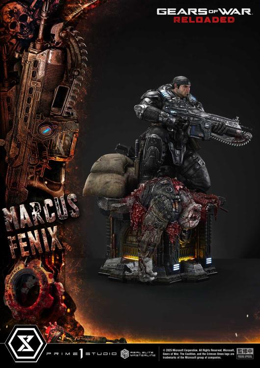 Gears of War Real Elite Masterline Marcus Fenix (Ultimate Ver.) 1/3 Scale Statue Gallery Image 44