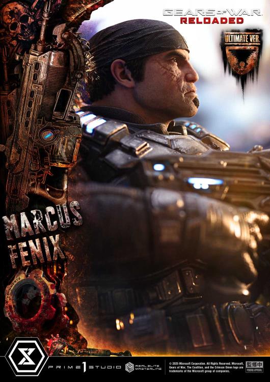 Gears of War Real Elite Masterline Marcus Fenix (Ultimate Ver.) 1/3 Scale Statue Gallery Image 22