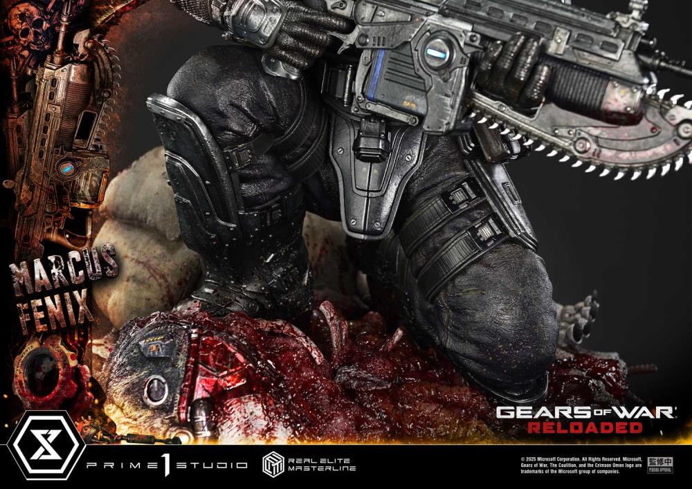 Gears of War Real Elite Masterline Marcus Fenix (Ultimate Ver.) 1/3 Scale Statue Gallery Image 55