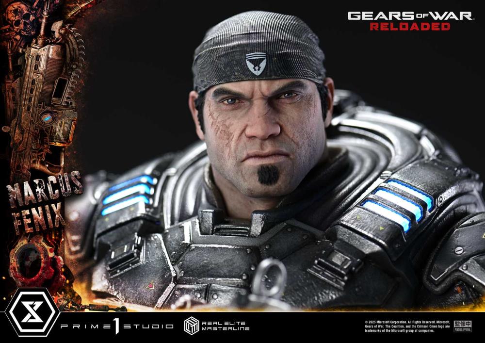 Gears of War Real Elite Masterline Marcus Fenix (Ultimate Ver.) 1/3 Scale Statue Gallery Image 51