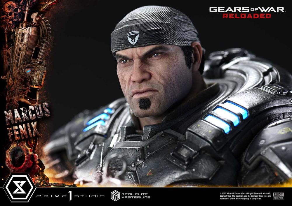 Gears of War Real Elite Masterline Marcus Fenix (Ultimate Ver.) 1/3 Scale Statue Gallery Image 52