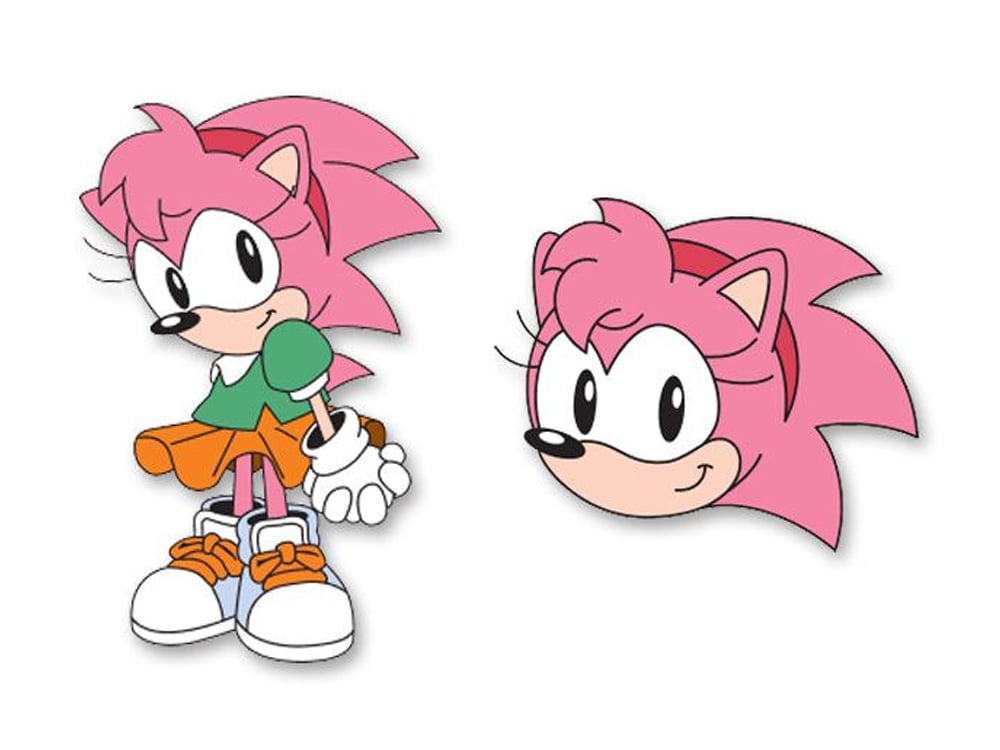 Sonic the Hedgehog Classic Amy Rose Pin Set