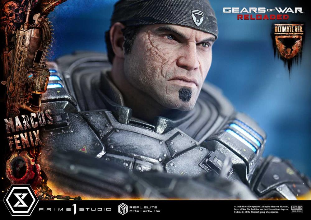 Gears of War Real Elite Masterline Marcus Fenix (Ultimate Bonus Ver.) 1/3 Scale Statue Gallery Image 31
