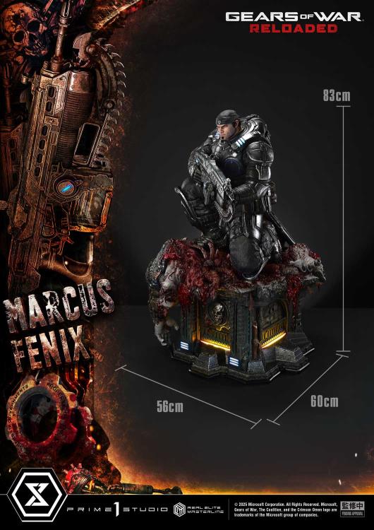 Gears of War Real Elite Masterline Marcus Fenix (Ultimate Bonus Ver.) 1/3 Scale Statue Gallery Image 68