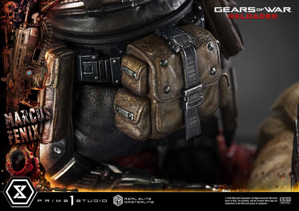 Gears of War Real Elite Masterline Marcus Fenix (Ultimate Bonus Ver.) 1/3 Scale Statue Gallery Image 65