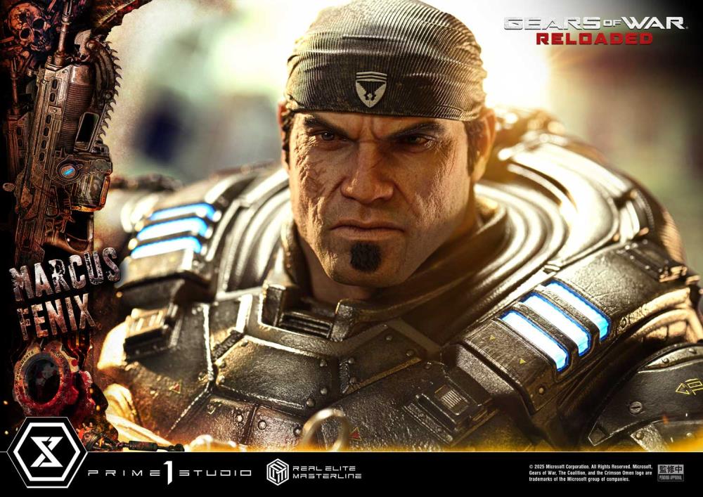 Gears of War Real Elite Masterline Marcus Fenix (Ultimate Bonus Ver.) 1/3 Scale Statue Gallery Image 45