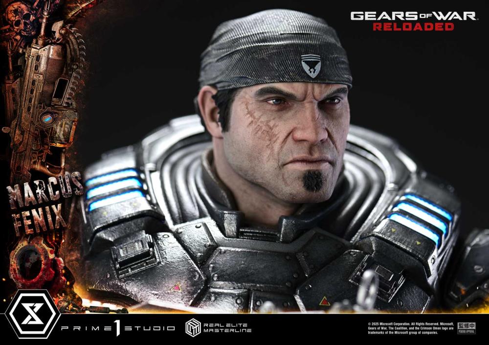 Gears of War Real Elite Masterline Marcus Fenix (Ultimate Bonus Ver.) 1/3 Scale Statue Gallery Image 61