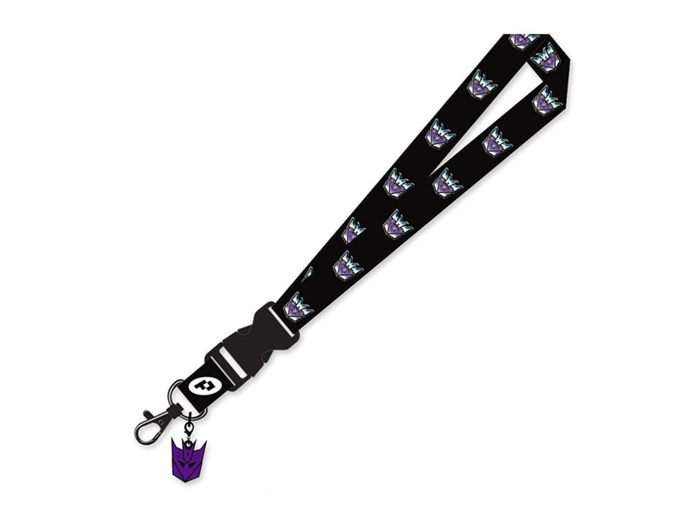 Transformers Decepticon Logo Lanyard Gallery Image 3
