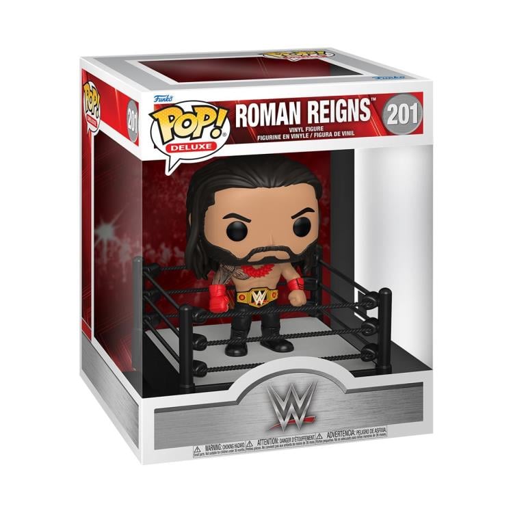 WWE Pop! Deluxe #201 Roman Reigns in Ring (Wrestlemania) Gallery Image 4