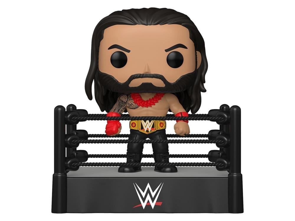WWE Pop! Deluxe #201 Roman Reigns in Ring (Wrestlemania) Gallery Image 1