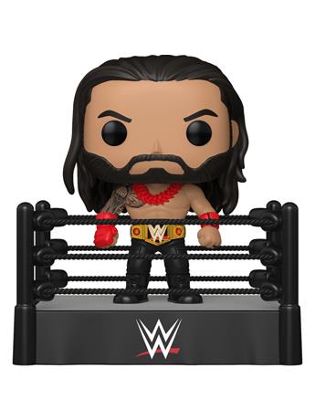 WWE Pop! Deluxe #201 Roman Reigns in Ring (Wrestlemania) Gallery Image 2