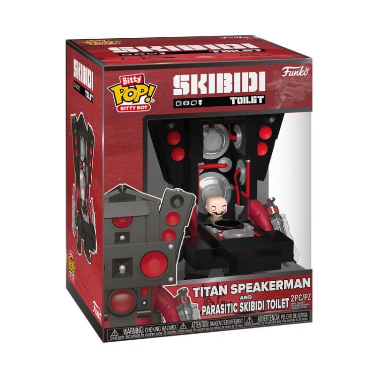Skibidi Toilet Bitty Pop! Bitty Bot Titan Speakerman and Parasitic Skibidi Toilet Gallery Image 6