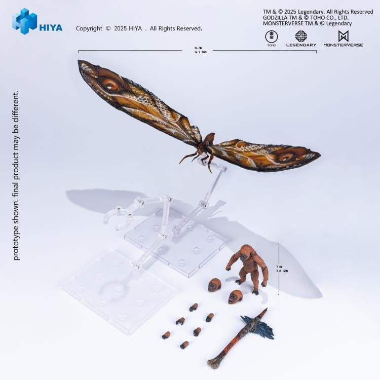 Godzilla x Kong: The New Empire Mothra and Suko Action Figure Set Gallery Image 12