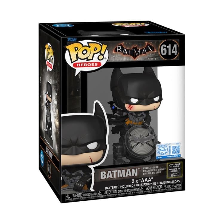 Batman: Arkham Knight DC Heroes Pop! Premium SFX #614 Lights and Sounds Batman Gallery Image 4