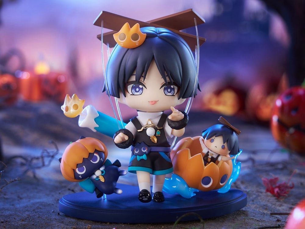 Genshin Impact Wanderer (Twilight Whimsy) Chibi Figure (With Bonus)