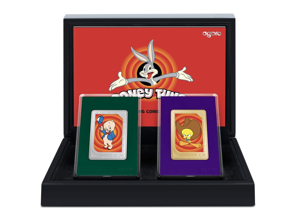 2026 Warner Bros Looney Tunes Trading Coins Mystery Box Pair of 1 oz. Silver Collectibles Gallery Image 1