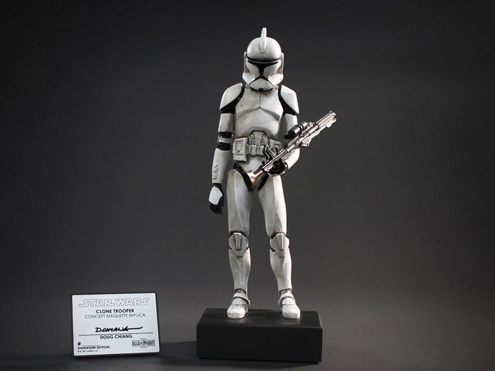 Star Wars: Attack of the Clones Archive Collection Clone Trooper (Signature Edition) Limited Edition Concept Maquette Replica Gallery Image 1