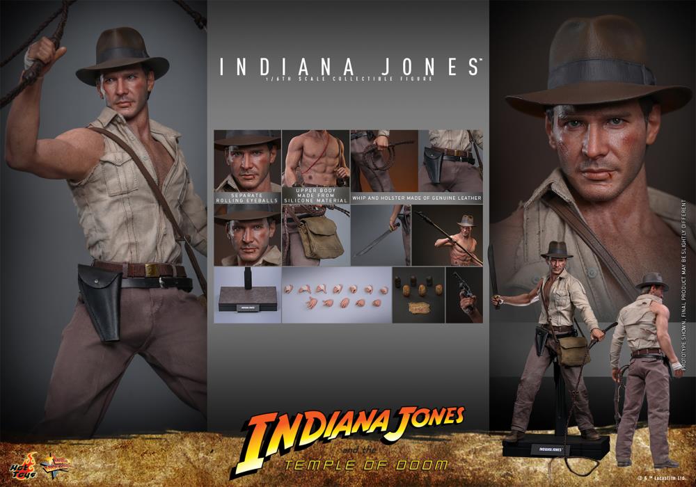 Indiana Jones and the Temple of Doom MMS860 Indiana Jones 1/6th Scale Collectible Figure Gallery Image 15