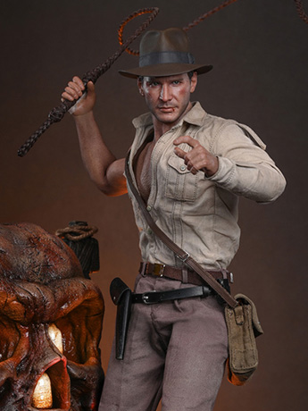Indiana Jones and the Temple of Doom MMS861 Indiana Jones (Deluxe Ver.) 1/6th Scale Collectible Figure Gallery Image 2