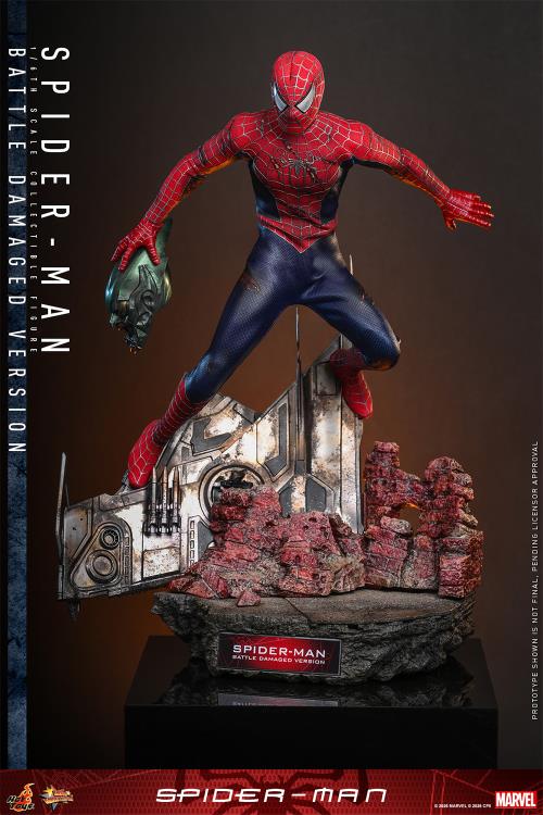 Spider-Man (2002) MMS859 Spider-Man (Battle Damaged Ver.) 1/6th