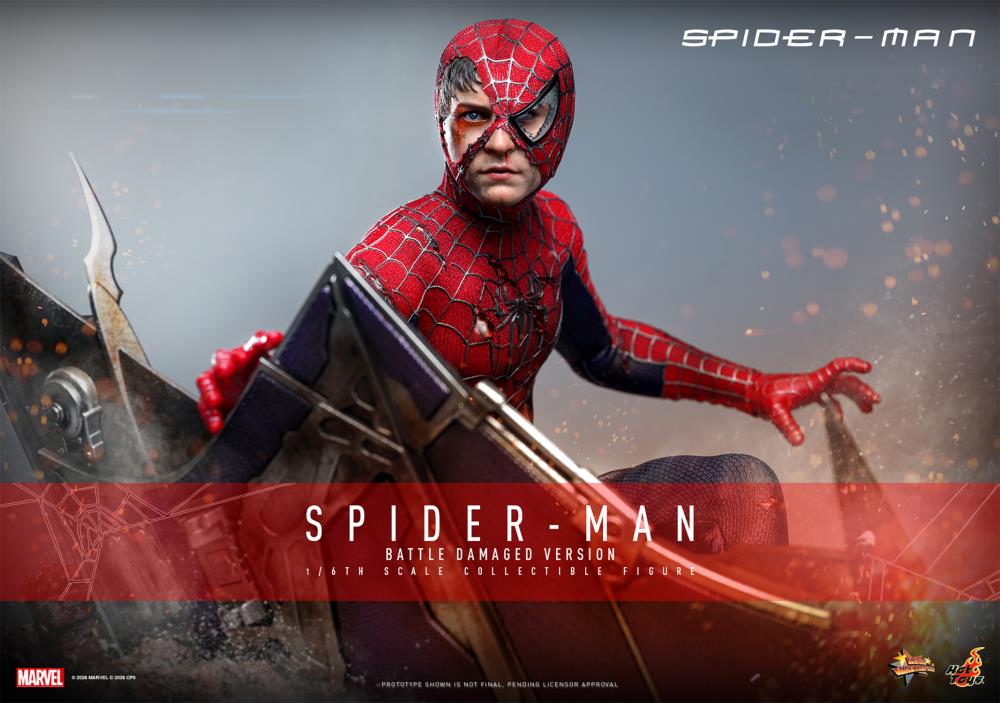 Spider-Man (2002) MMS859 Spider-Man (Battle Damaged Ver.) 1/6th