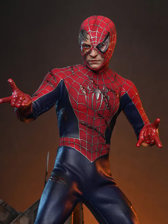 Spider-Man (2002) MMS859 Spider-Man (Battle Damaged Ver.) 1/6th Scale Collectible Figure Gallery Image 2