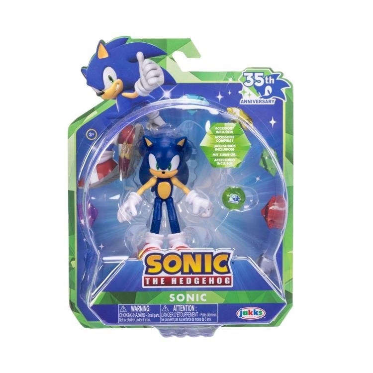 Sonic the Hedgehog 35th Anniversary 4-Inch Scale Wave 23 Set of 3