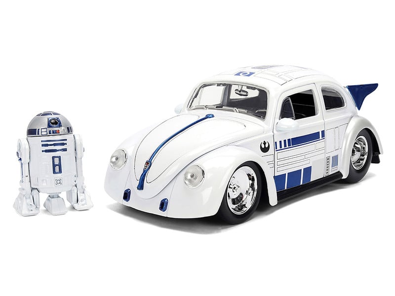 Star Wars Hollywood Rides Die-Cast R2-D2 Figurine & 1959 Volkswagen Drag Beetle 1/24 Scale Model Gallery Image 13