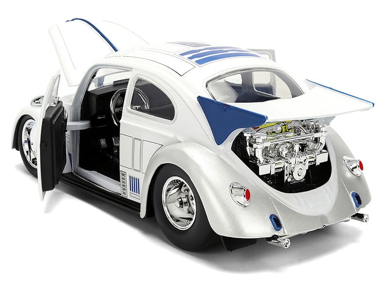Star Wars Hollywood Rides Die-Cast R2-D2 Figurine & 1959 Volkswagen Drag Beetle 1/24 Scale Model Gallery Image 9