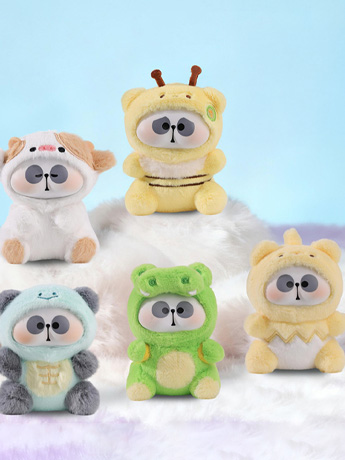 Mr. Pa Animal Kindergarten Box of 6 Random Plush Figures Gallery Image 2