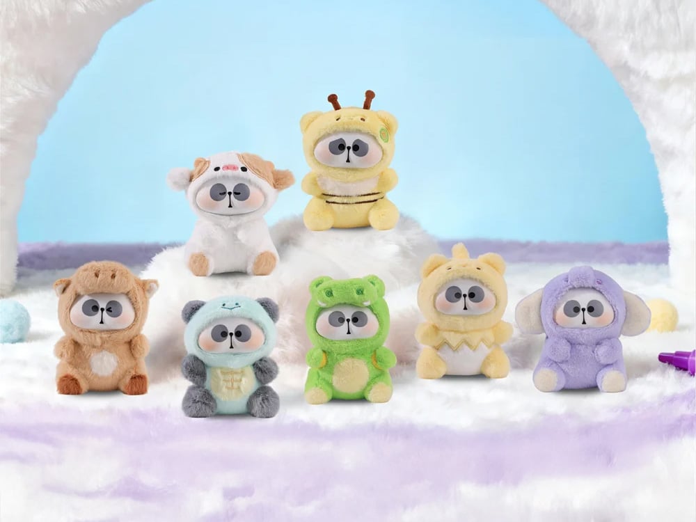 Mr. Pa Animal Kindergarten Box of 6 Random Plush Figures Gallery Image 1