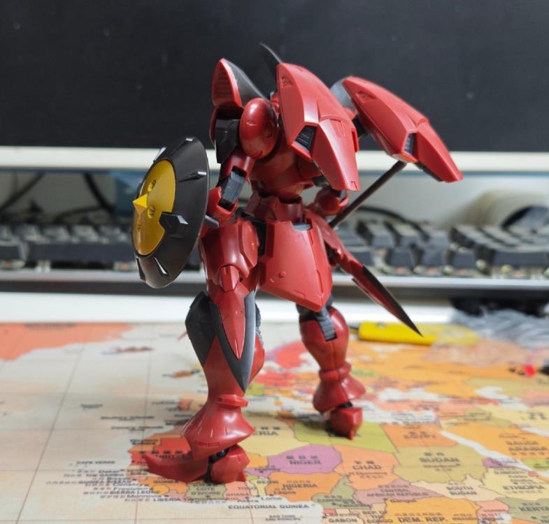 Chief Continent Super Dynamic Cavalry Actaeon Earth Red Knight (New Year Special Color) Model Kit Gallery Image 4