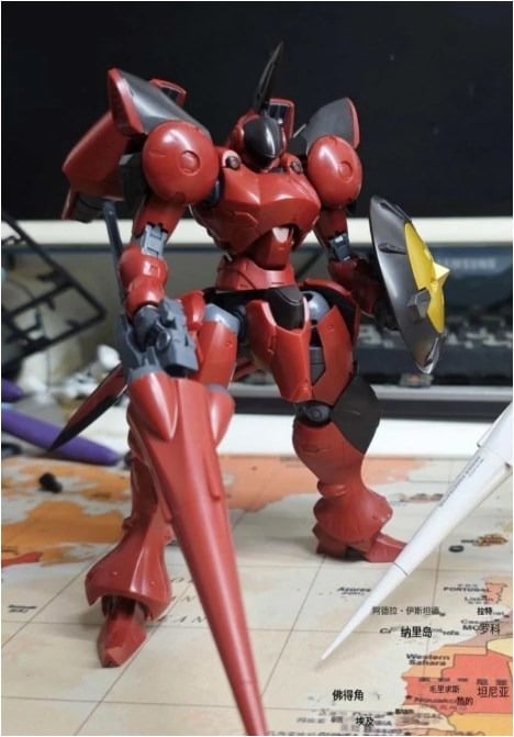 Chief Continent Super Dynamic Cavalry Actaeon Earth Red Knight (New Year Special Color) Model Kit Gallery Image 5