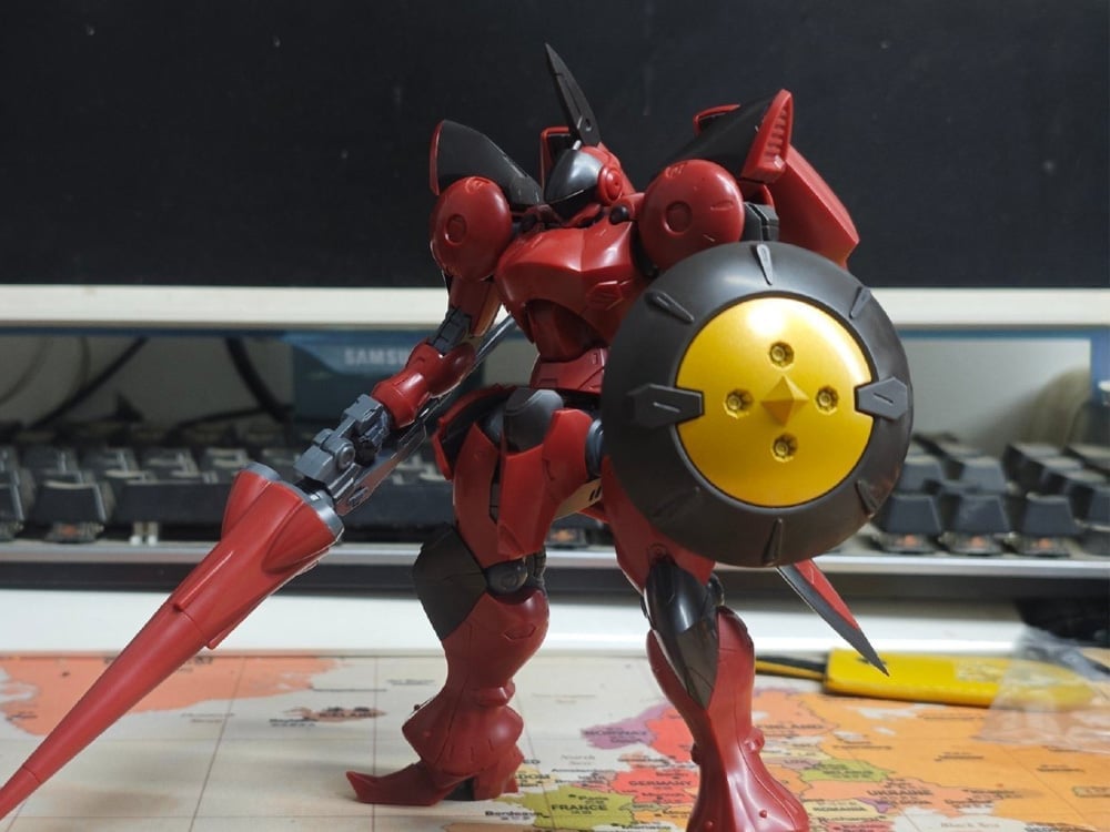 Chief Continent Super Dynamic Cavalry Actaeon Earth Red Knight (New Year Special Color) Model Kit Gallery Image 1