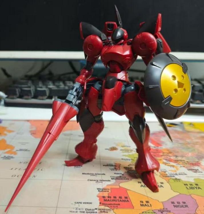 Chief Continent Super Dynamic Cavalry Actaeon Earth Red Knight (New Year Special Color) Model Kit Gallery Image 6
