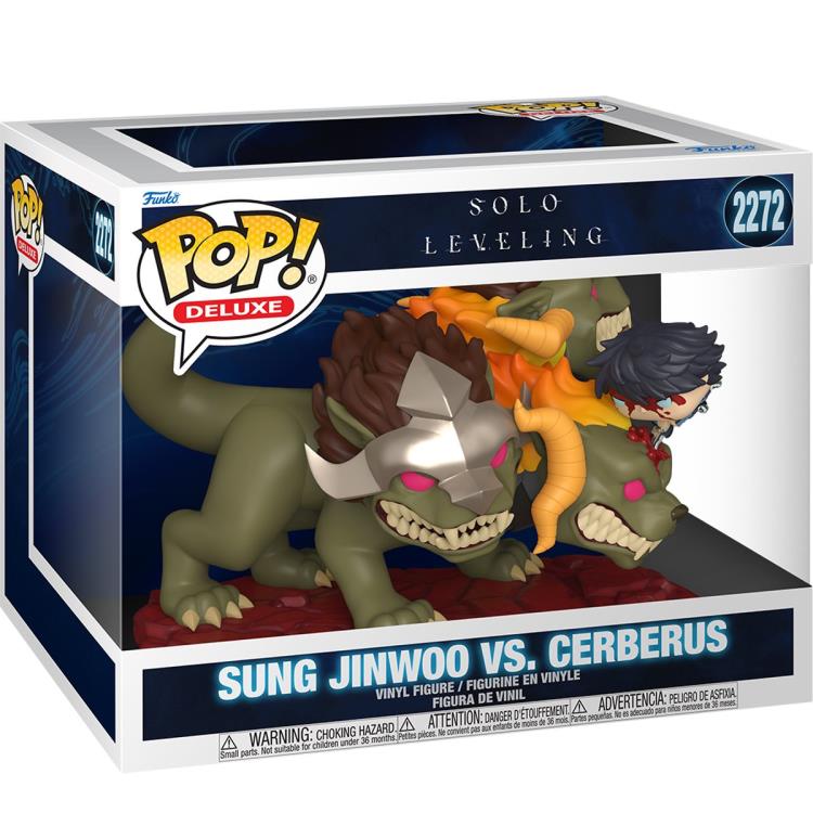 Solo Leveling Pop! Deluxe #2272 Sung Jinwoo vs. Cerberus