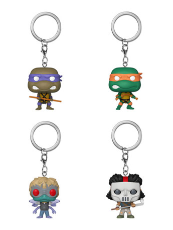 Teenage Mutant Ninja Turtles Box of 12 Random Pocket Pop! Keychains Gallery Image 2