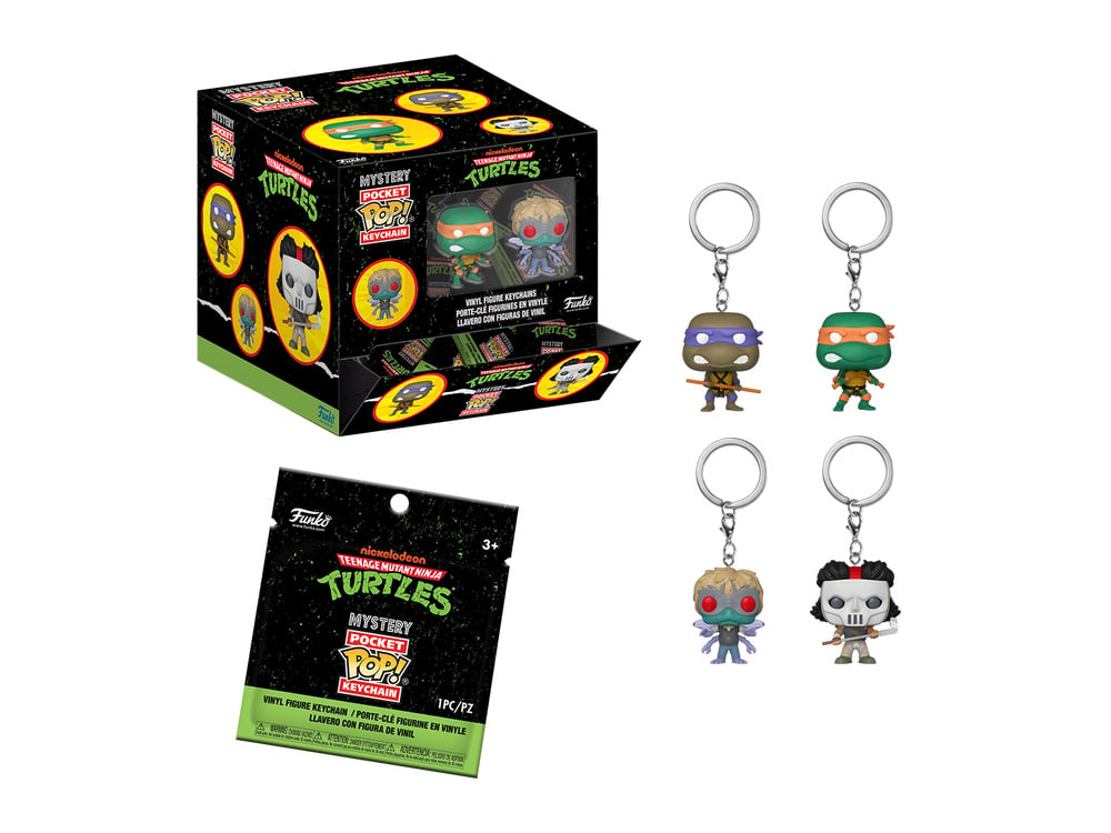 Teenage Mutant Ninja Turtles Box of 12 Random Pocket Pop! Keychains Gallery Image 1