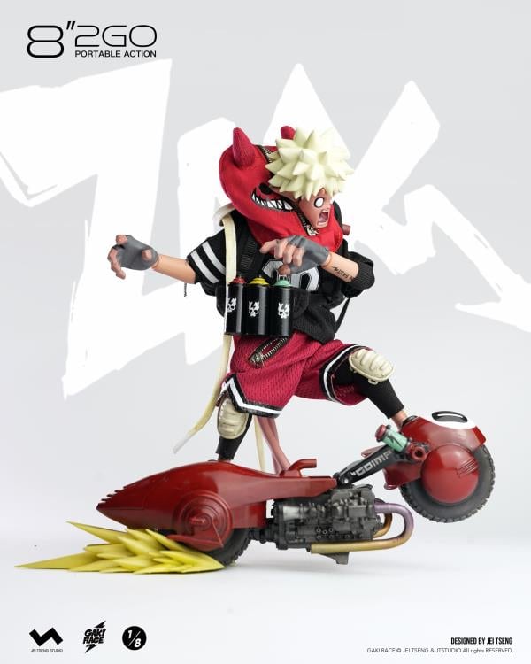 Gaki Race 8"2GO Zaiki (Deluxe Ver.) 1/8 Scale Limited Edition Action Figure (With Bonus) Gallery Image 34