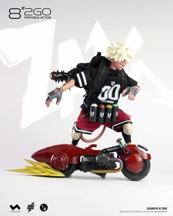 Gaki Race 8"2GO Zaiki (Deluxe Ver.) 1/8 Scale Limited Edition Action Figure (With Bonus) Gallery Image 29