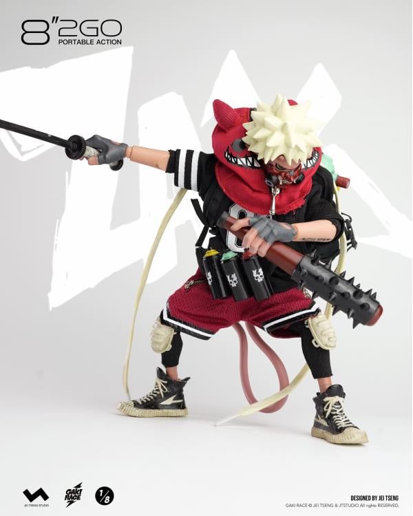 Gaki Race 8"2GO Zaiki (Deluxe Ver.) 1/8 Scale Limited Edition Action Figure (With Bonus) Gallery Image 24