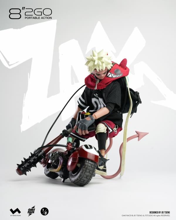 Gaki Race 8"2GO Zaiki (Deluxe Ver.) 1/8 Scale Limited Edition Action Figure (With Bonus) Gallery Image 14