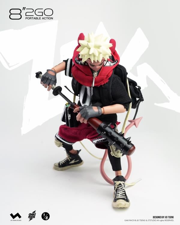 Gaki Race 8"2GO Zaiki (Deluxe Ver.) 1/8 Scale Limited Edition Action Figure (With Bonus) Gallery Image 20