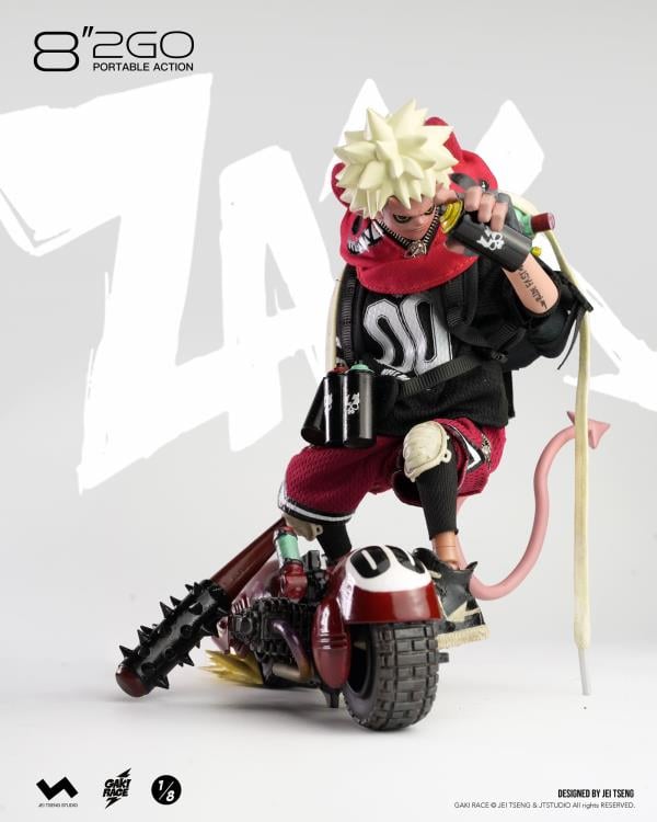 Gaki Race 8"2GO Zaiki (Deluxe Ver.) 1/8 Scale Limited Edition Action Figure (With Bonus) Gallery Image 38