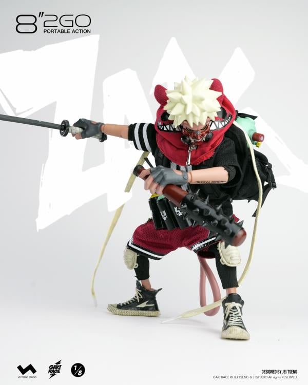 Gaki Race 8"2GO Zaiki (Deluxe Ver.) 1/8 Scale Limited Edition Action Figure (With Bonus) Gallery Image 23