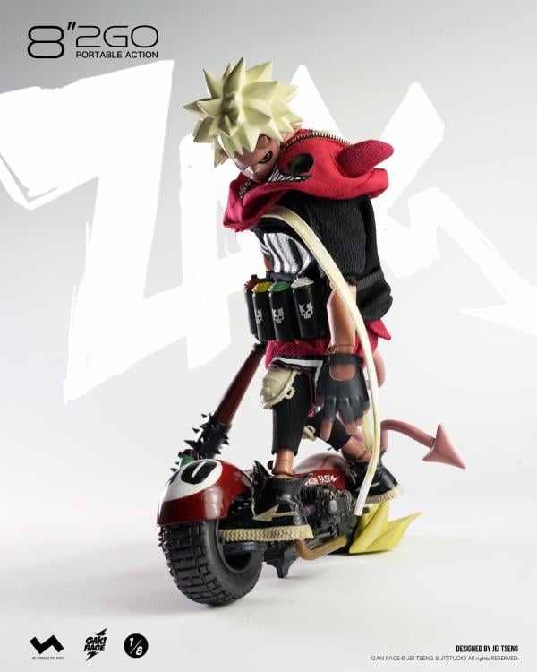 Gaki Race 8"2GO Zaiki (Deluxe Ver.) 1/8 Scale Limited Edition Action Figure (With Bonus) Gallery Image 42