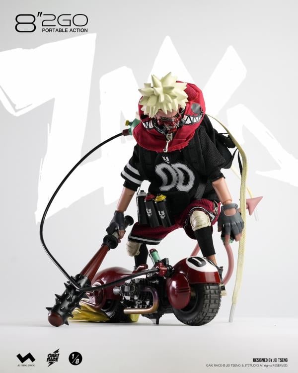Gaki Race 8"2GO Zaiki (Deluxe Ver.) 1/8 Scale Limited Edition Action Figure (With Bonus) Gallery Image 11