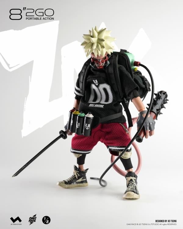 Gaki Race 8"2GO Zaiki (Deluxe Ver.) 1/8 Scale Limited Edition Action Figure (With Bonus) Gallery Image 31