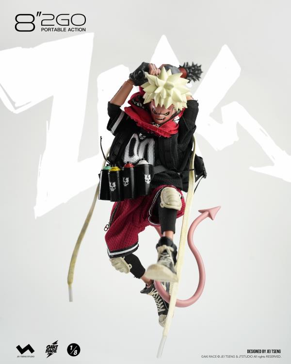 Gaki Race 8"2GO Zaiki (Deluxe Ver.) 1/8 Scale Limited Edition Action Figure (With Bonus) Gallery Image 15