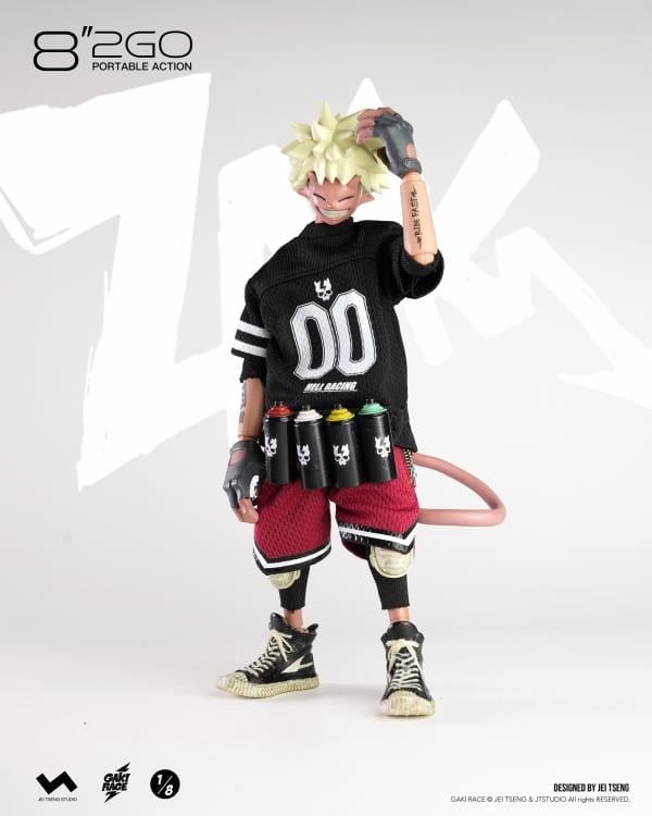 Gaki Race 8"2GO Zaiki (Deluxe Ver.) 1/8 Scale Limited Edition Action Figure (With Bonus) Gallery Image 28